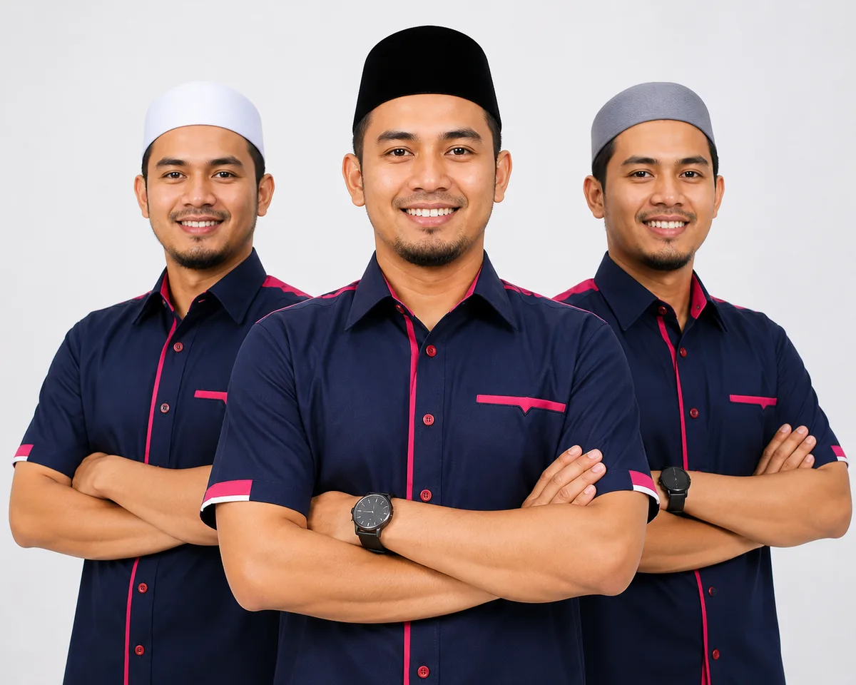 Team seragam baju korporat AUSS