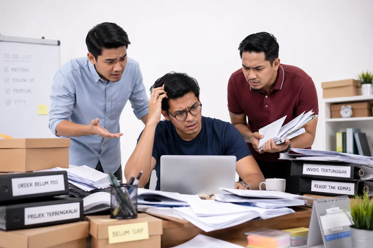 Bisnes nampak kecil dan tidak tersusun